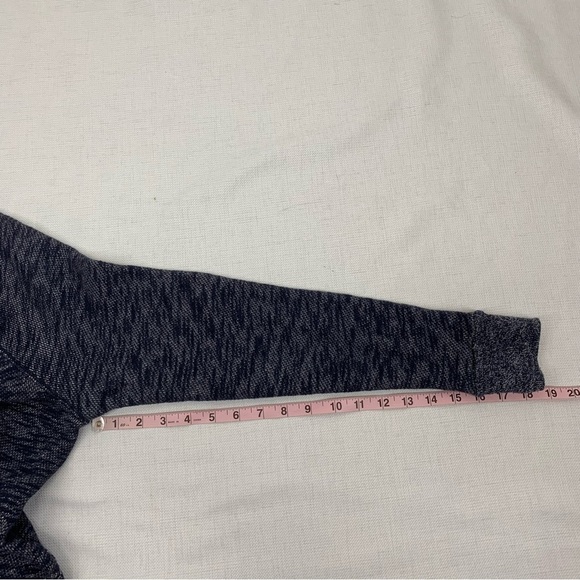 J. Crew S/M Navy Blue Twist Front Long Sleeve Sweatshirt - Picture 11 of 11